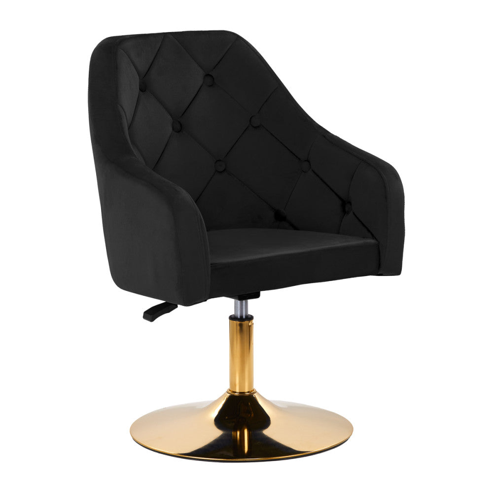 Chair Girevole 4Rico Qs-Bl14G Nera