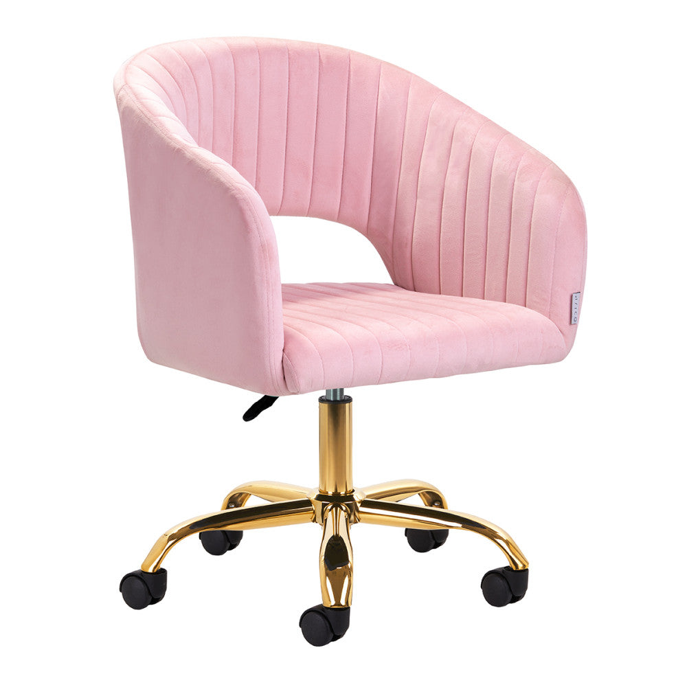 Chair Girevole 4Rico Qs-Of212G Rosa