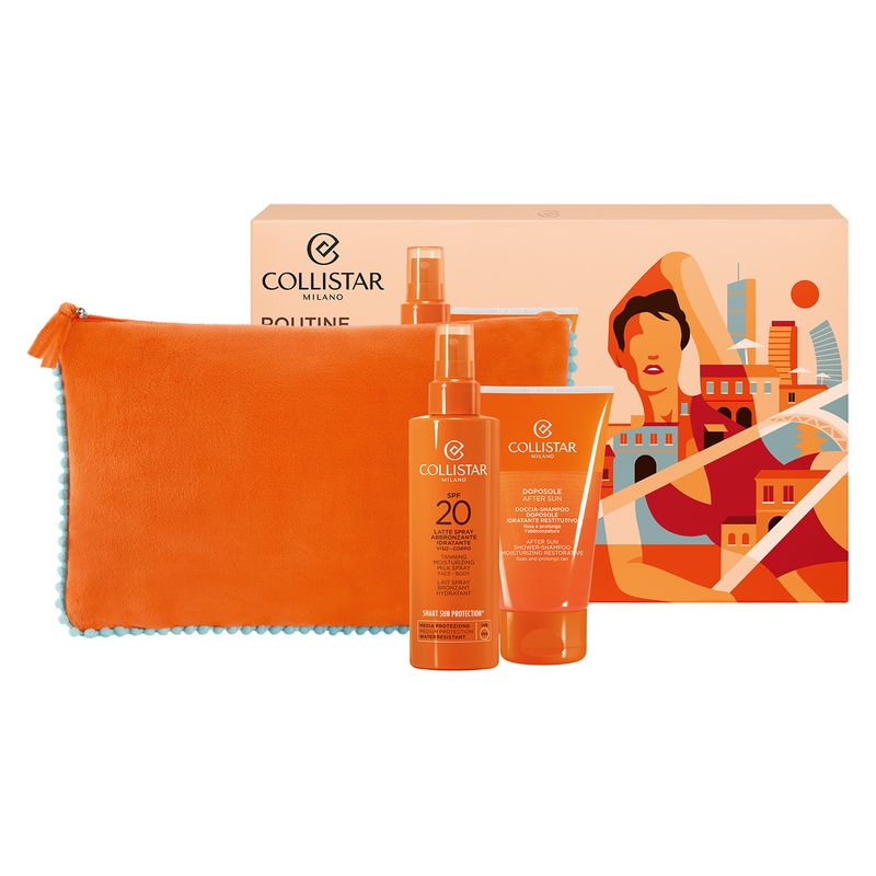 Collistar COFANETTO lotion spray ABBRONZANTE moisturizing SPF 20