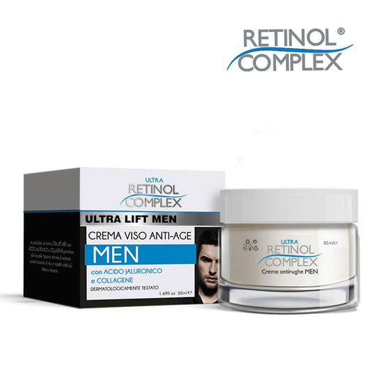 Retinol complex crema viso anti - age uomo 50 ml