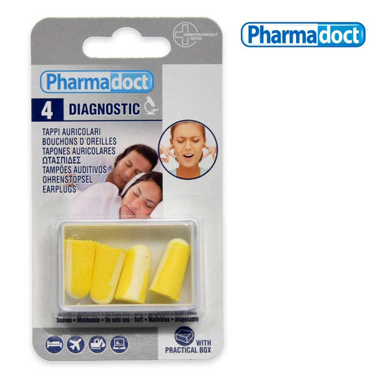Pharmadoct tappi morbidi in contenitore trasparente 4 pezzi