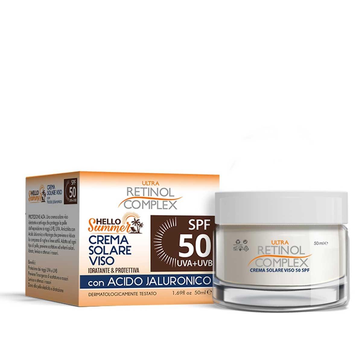 Retinol complex hello summer crema viso spf 50 ml 50