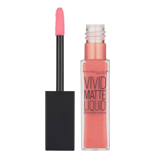 Rossetto Liquido Vivid Matte Maybelline 07 Blushing Beige