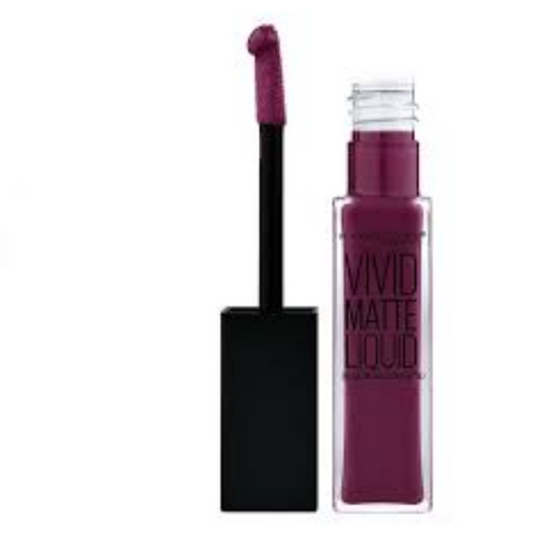 Rossetto Liquido Vivid Matte Maybelline 47 Deepest Plum