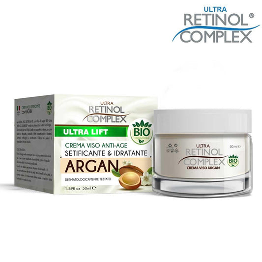 Retinol complex crema viso anti-age argan uomo 50 ml