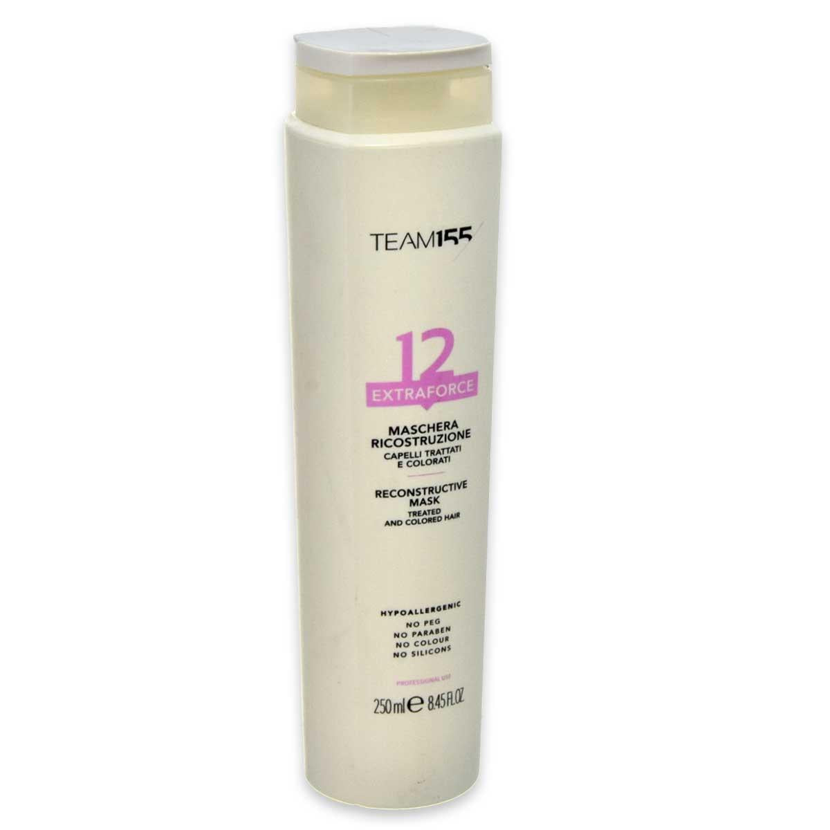 Team 155 maschera ristrutturazione capelli colorati 250 ml