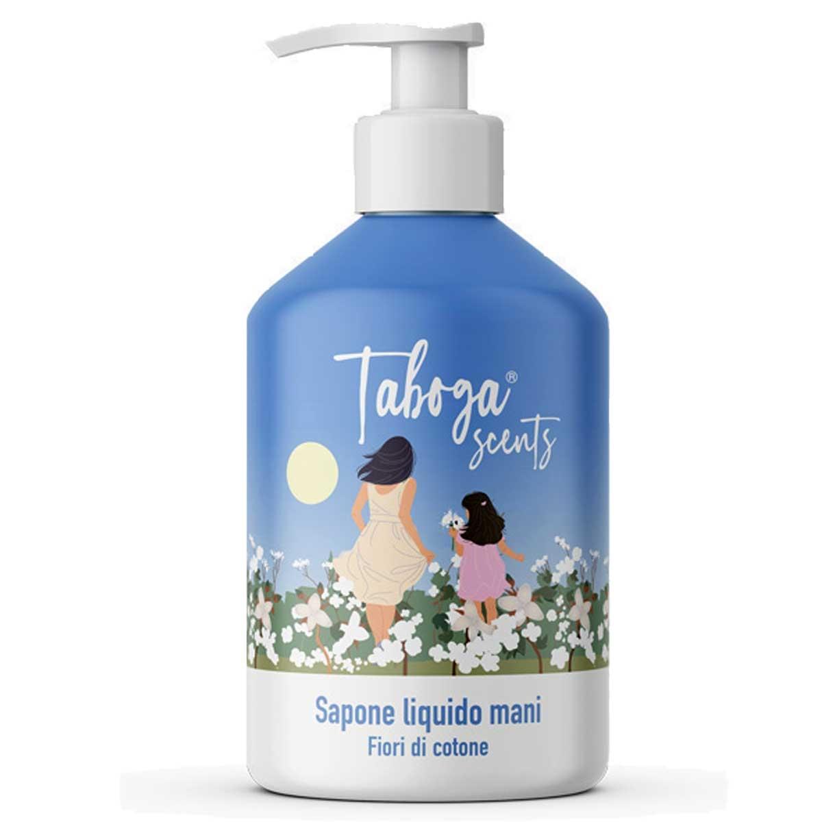 Taboga sapone liquido mani 280 ml fiori di cotone