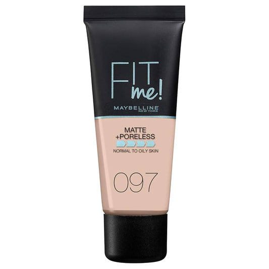 Maybelline Fit Me! Fondotinta Opaco + Poreless 097 Porcellana Naturale 30 ml