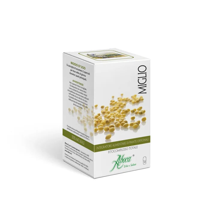 Aboca spa societa' agricola Miglio Fitocomplesso Totale Aboca 50 Opercoli Da 500Mg