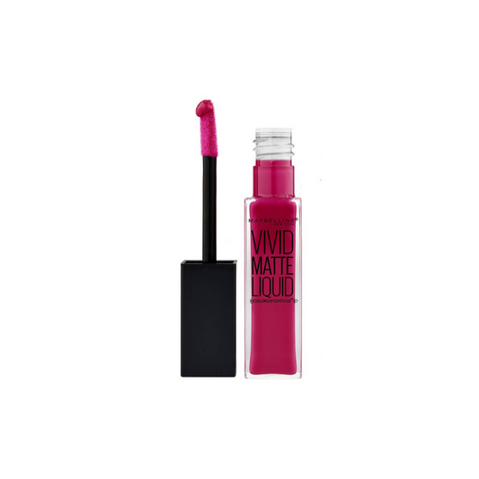 Rossetto Liquido Vivid Matte Maybelline 15 Rosa Elettrico