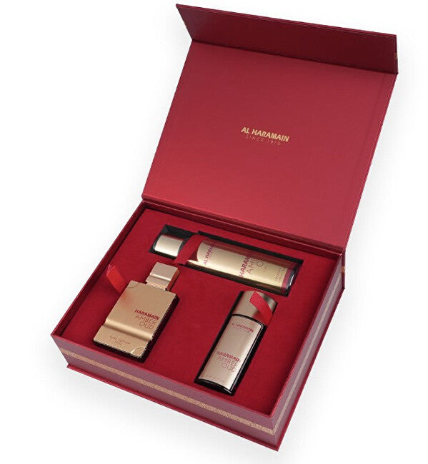 Amber Oud Ruby Edition - EDP 75 ml + EDP 30 ml + fragrance mist 250 ml