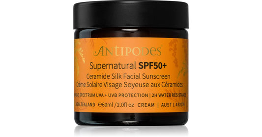 Antipodes Antipodes Supernatural SPF50+ Crema Solare Viso Setosa alle Ceramidi 60ml