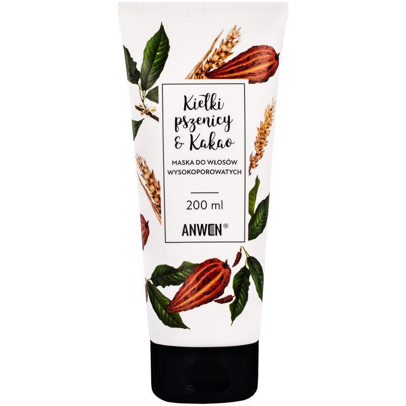 Anwen Wheat Germ And Cocoa Mask Hair Ad Alta Porosità 200Ml