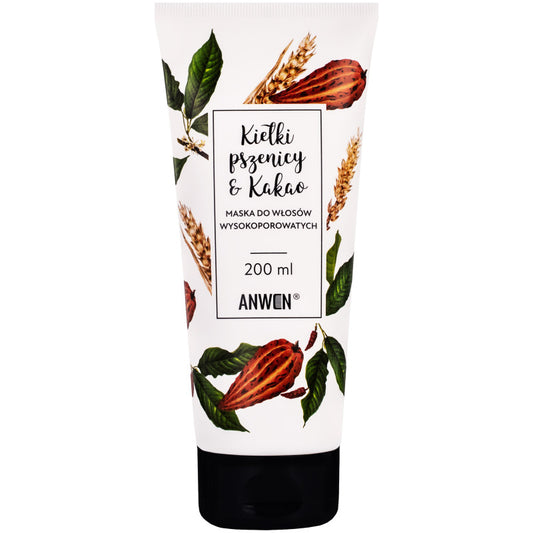 Anwen Wheat Germ And Cocoa Mask Hair Ad Alta Porosità 200Ml
