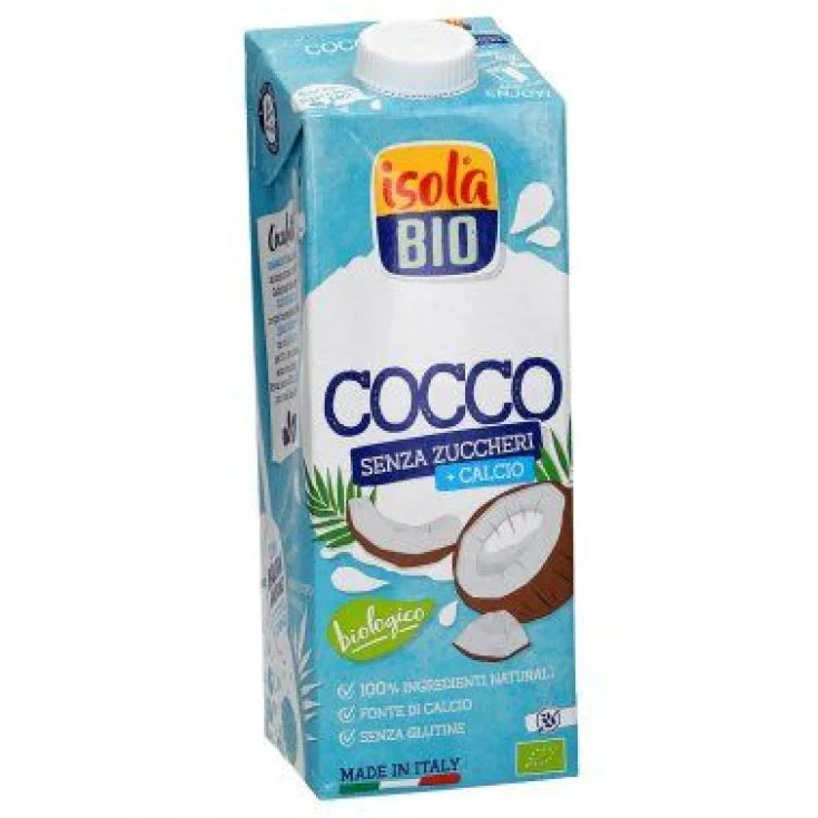 Abafoods srl Bevanda Al Cocco +Calcio Senza Zucchero Isola Bio 1000Ml