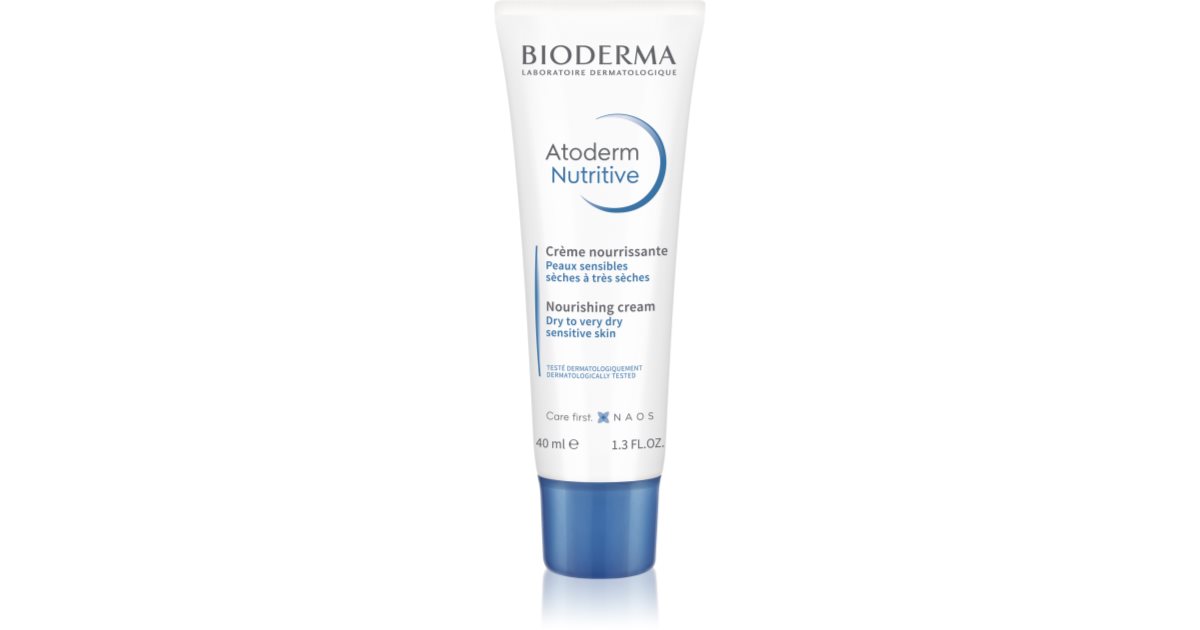 Bioderma Crema lenitiva nutriente per la pelle secca del viso Atoderm Nutritive 40 ml