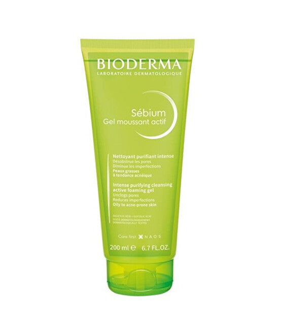Cleansing skin gel for acneic and oily skin Sebium ( Active Gel) 200 ml