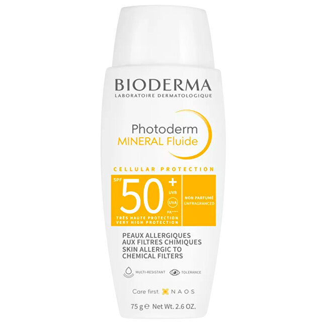 Mineral Sunscreen Fluid SPF 50+ Photoderm (Mineral Fluide) 75 g