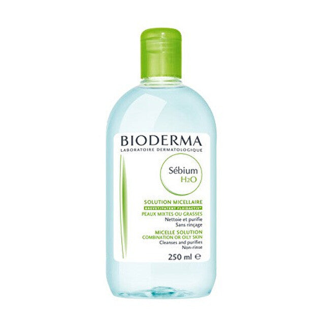 Cleansing water for oily skin Sébium H2O (Solution Micellaire) - Volume: 500 ml with a pump