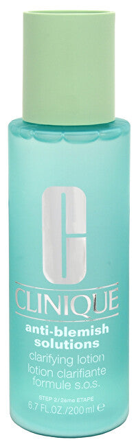 Cleansing water for reducing enlarged pores Anti-Blemish Solutions ( Clarify ing Lotion) 200 ml