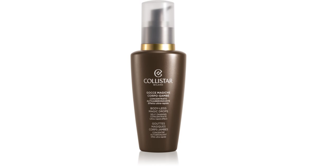 Collistar Concentrato Corpo Autoabbronzante Gocce Magiche Corpo Gambe (Concentrato Autoabbronzante Effetto Ultra Rapido) 125 ml