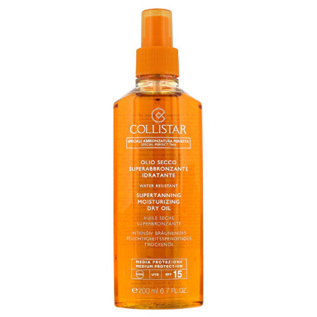 Suntan oil SPF 15 (Supertanning Moisturizing Dry Oil) 200 ml