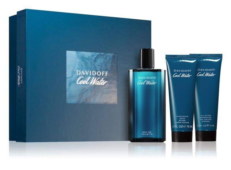 Cool Water Man - EDT 125 ml + shower gel 75 ml + aftershave 75 ml