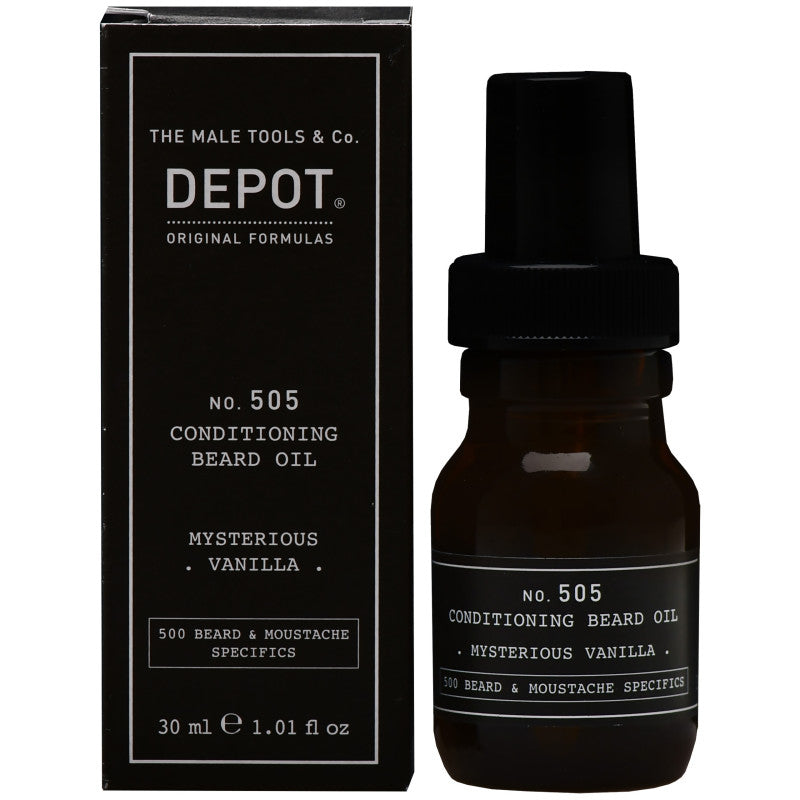 Depot N. 505 Mysterio Olio Da Barba Alla Vaniglia 30 Ml