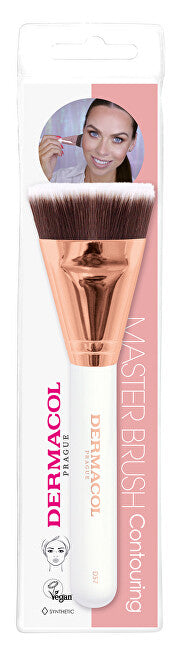 Cosmetic contouring brush Rose Gold D57