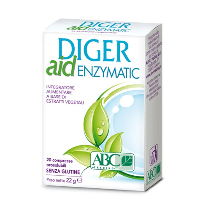 A.b.c. trading srl Diger Aid Enzymatic Abc Trading 20 Compresse
