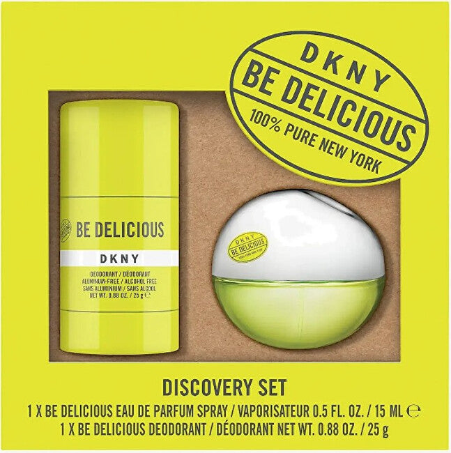 DKNY Be Delicious - EDP 15 ml + solid deodorant 25 g