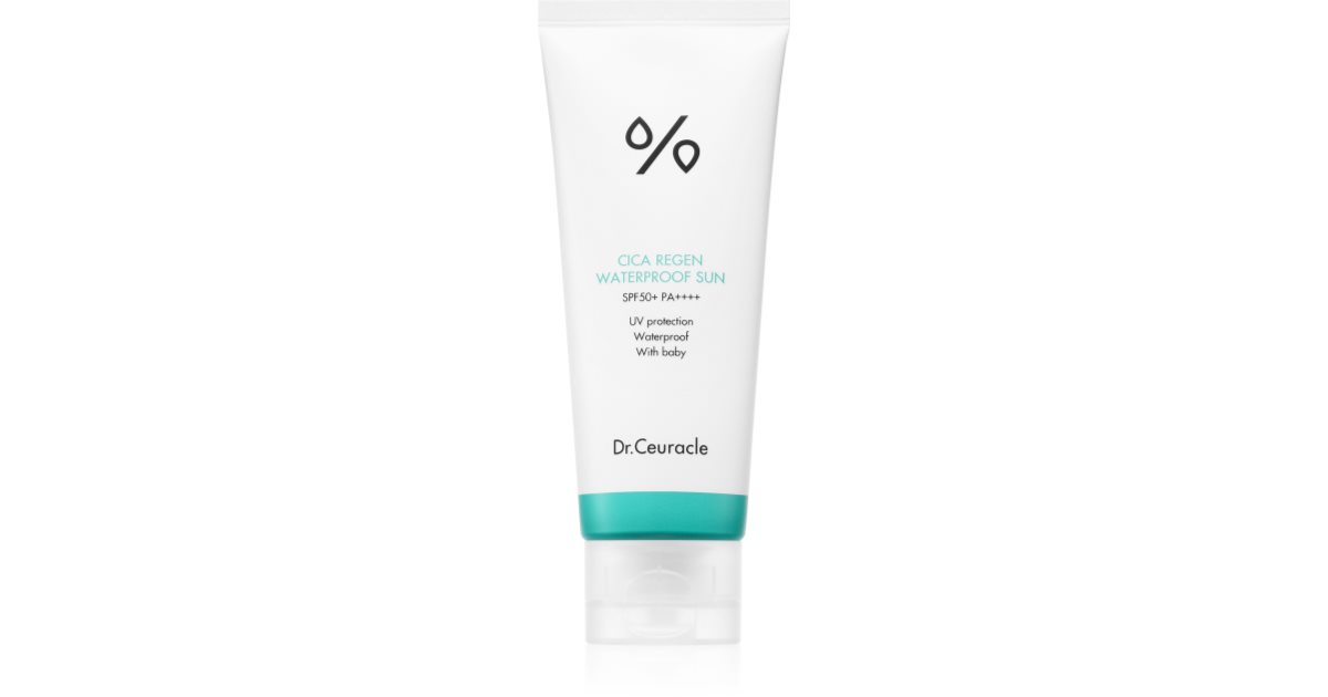 Dr.ceuracle Dr.Ceuracle Cica Regen Waterproof crema abbronzante viso SPF 50+ 100 ml