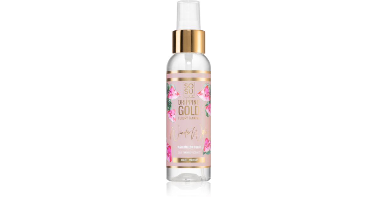 Dripping gold Dripping Gold Wonder Water Spray All'Anguria Abbronzante Per Il Viso Chiara Media 100 Ml