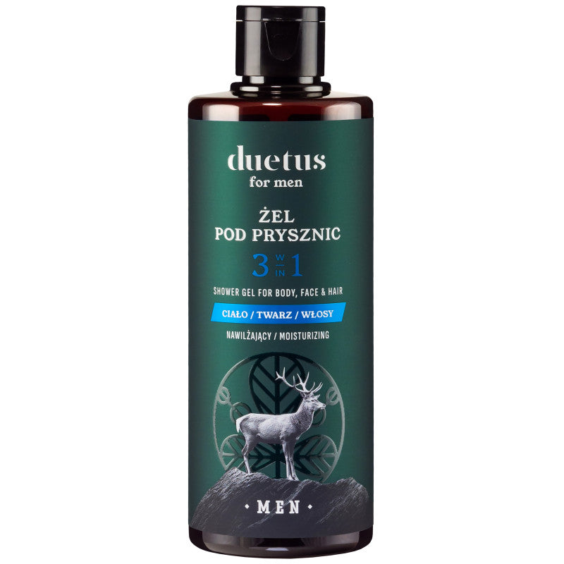 Duetus Da Uomo Bagnoschiuma Idratante 3In1 300 Ml