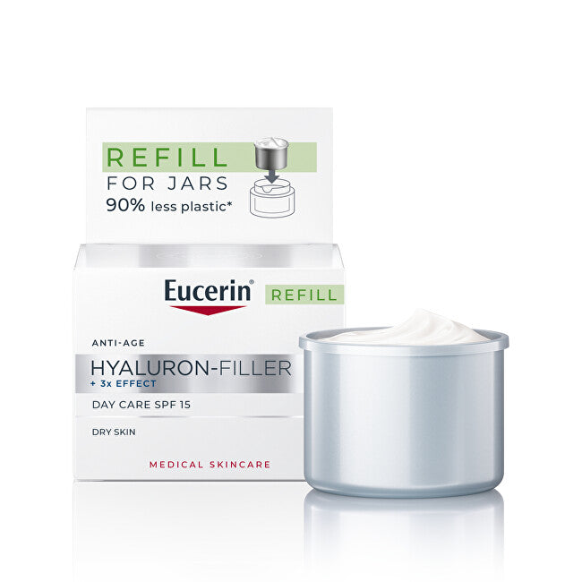 Refill for Mature Skin Cream SPF 15 Hyaluron-Filler+3x Effect (Day Care Refill) 50 ml