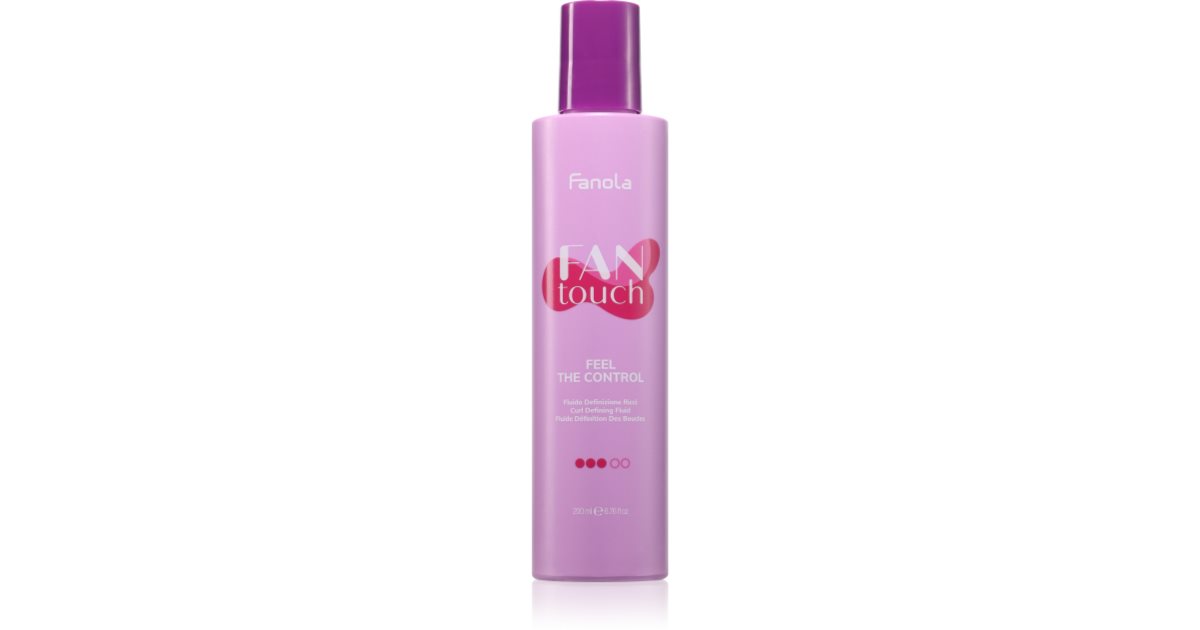 Fanola Fan Touch Feel The Control fluido definizione ricci 200 ml