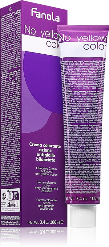 Fanola No Yellow Color tintura per capelli 100ml S.1202 -Antigiallo Super Brightener