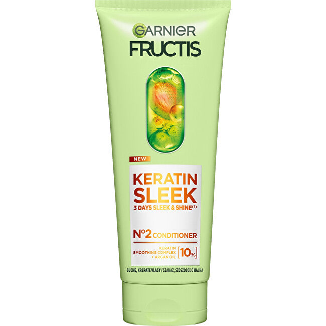 Conditioner for dry and frizzy hair Fructis Keratin Sleek (Conditioner) 200 ml