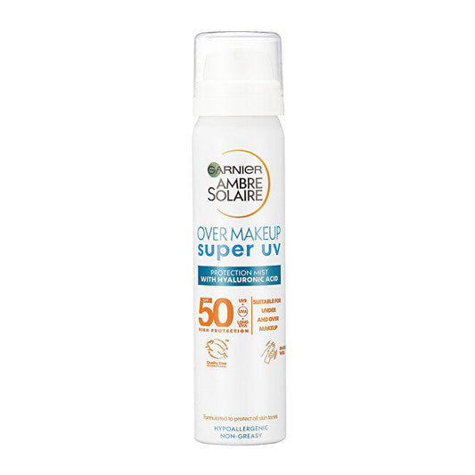 Garnier Garnier Spray protettivo viso SPF 50 Ambre Solaire Super UV 75 ml