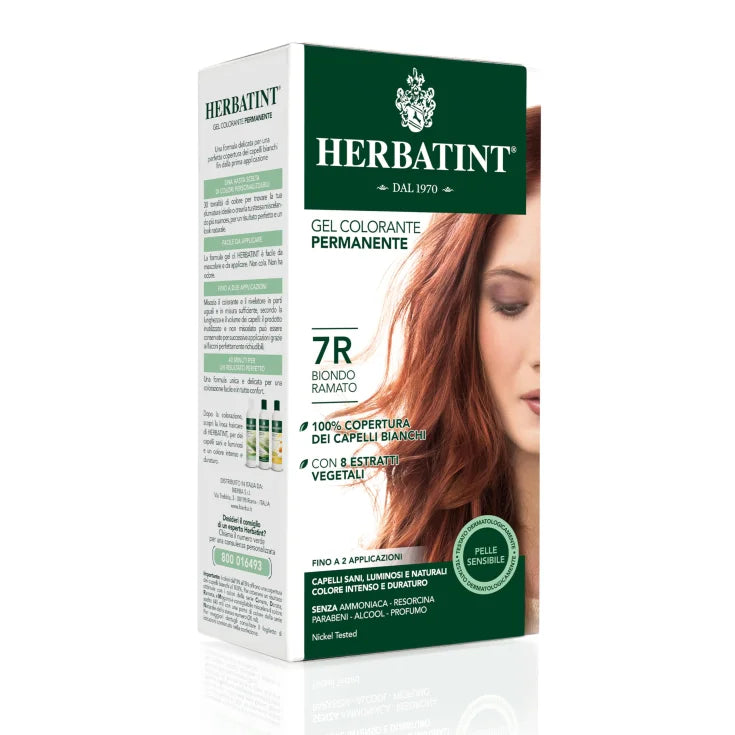 Gel Colorante Permanente 7R Biondo Ramato Herbatint