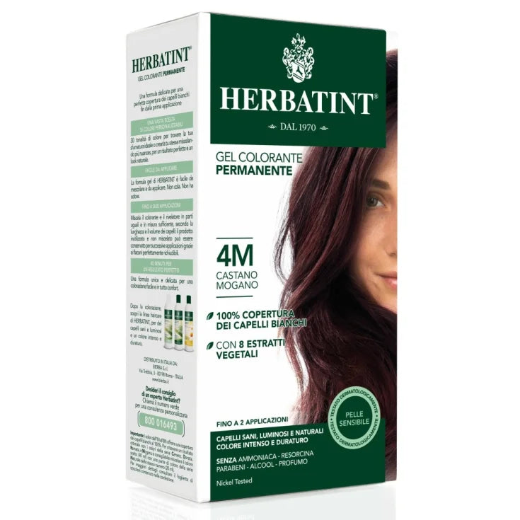 Gel Colorante Permanente 4M Herbatint 150ml