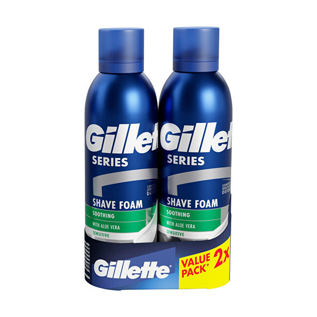 Gift set of soothing shaving foams 2 x 200 ml