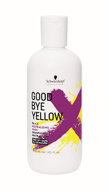 Shampoo for neutralizing yellow tones of colored and highlighted hair Goodbye Yellow - Volume: 1000 ml