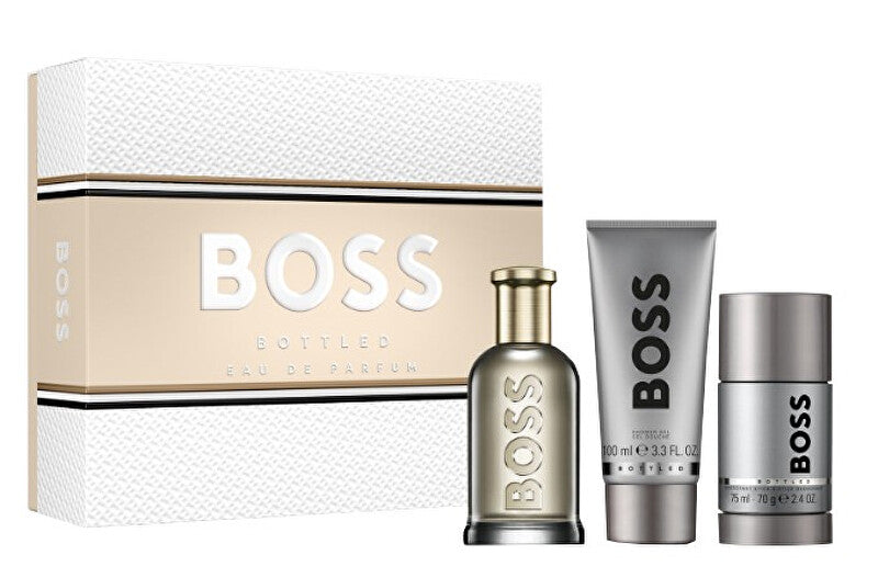 Boss Bottled - EDP 100 ml + sprchový gel 100 ml + tuhý deodorant 75 ml
