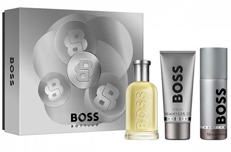 Boss No. 6 Bottled - EDT 100 ml + shower gel 100 ml + deodorant spray 150 ml