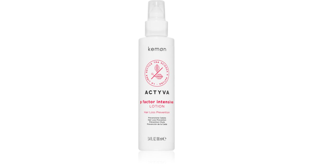 Kemon Actyva P Factor Lozione Intensiva Prevenzione della Perdita di Capelli 100 ml