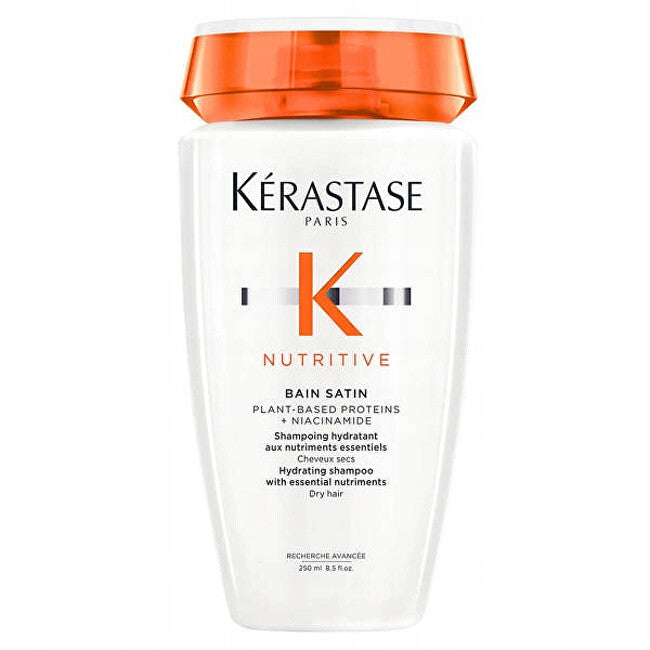 Nutritive Bain Satin Moisturizing Shampoo for Dry Hair (Hydrating Shampoo) - Volume: 250 ml
