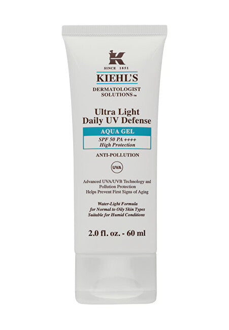 Protective light face gel for normal to oily skin SPF 50 Derma Solutions ( Ultra Light Daily UV Defense Aqua Gel) 60 ml