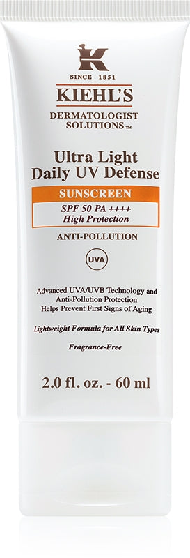 Kiehl´s Kiehls Dermatologist Solutions Ultra Light Daily UV Defense Sunscreen SPF 50 - Gel protettivo viso - 60 ml