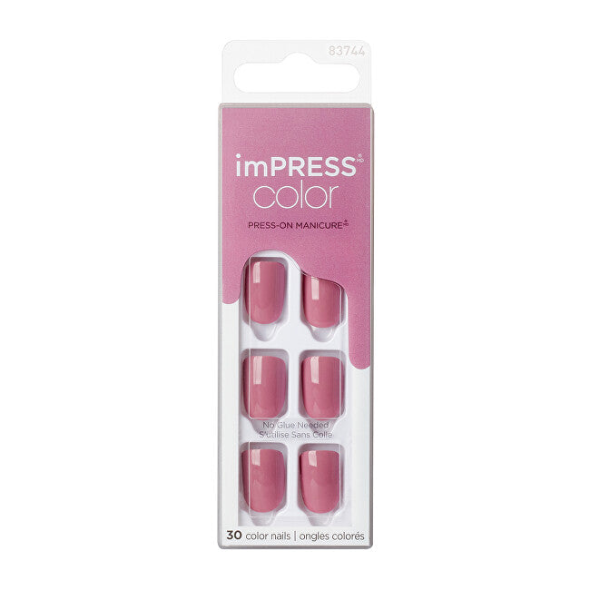 Self-adhesive nails imPRESS Color Petal Pink 30 pcs